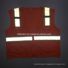 High Quality 2016reflective Vest Safety Waistcoat Reinforcing Design for Work